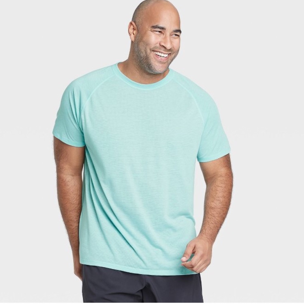 NWT All in Motion turquoise shirt size small